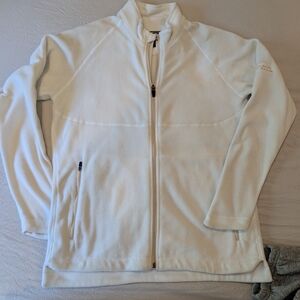 Columbia Soft White Fleece Jacket
